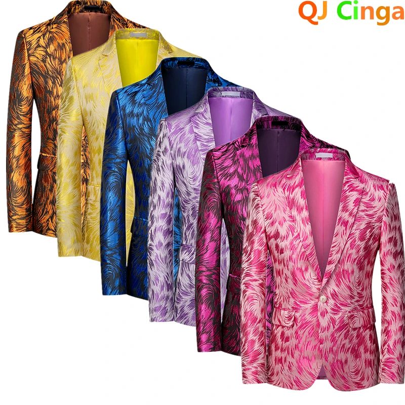 Men Formal Wear Red - جاكيت بدلة رجالي أحمر بأكمام طويلة،