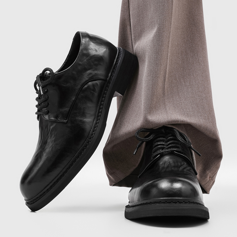 Formal Wear Men H&M - أحذية ديربي رجالية فاخرة مطوية برباط