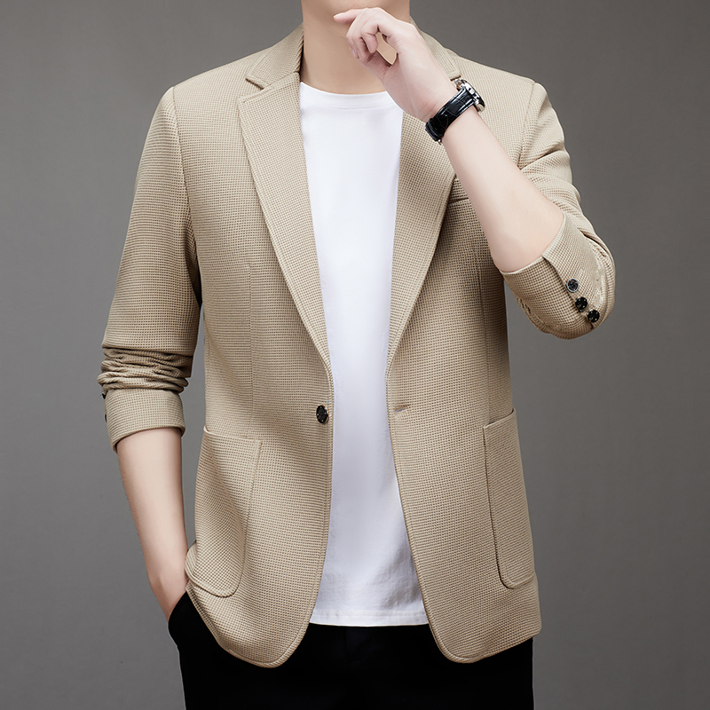 بدلة رجالية بزر واحد، تصميم عص - مراجعة Men Formal Wear Clothes وسعره
