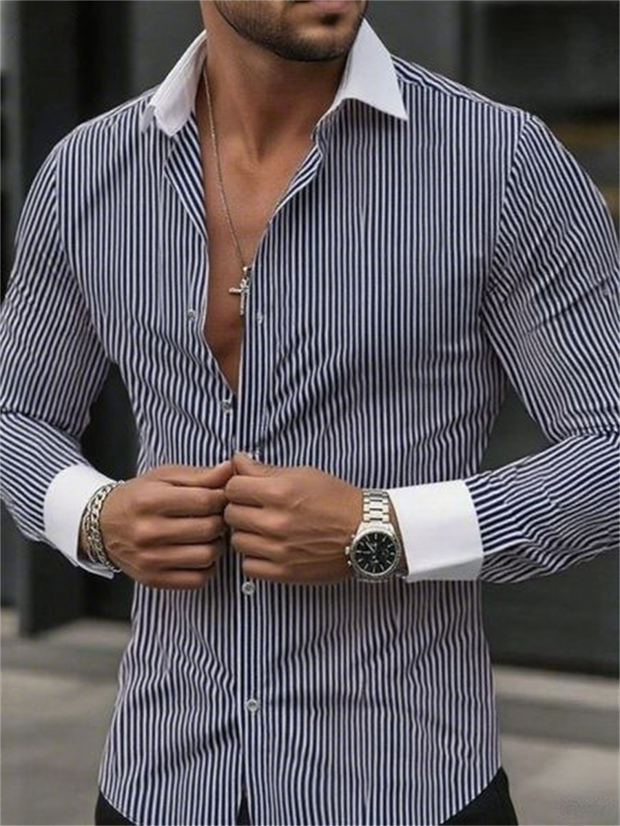 قميص رجالي رسمي ذو قصة ضيقة وط - مراجعة Men Formal Wear Shirts وسعره