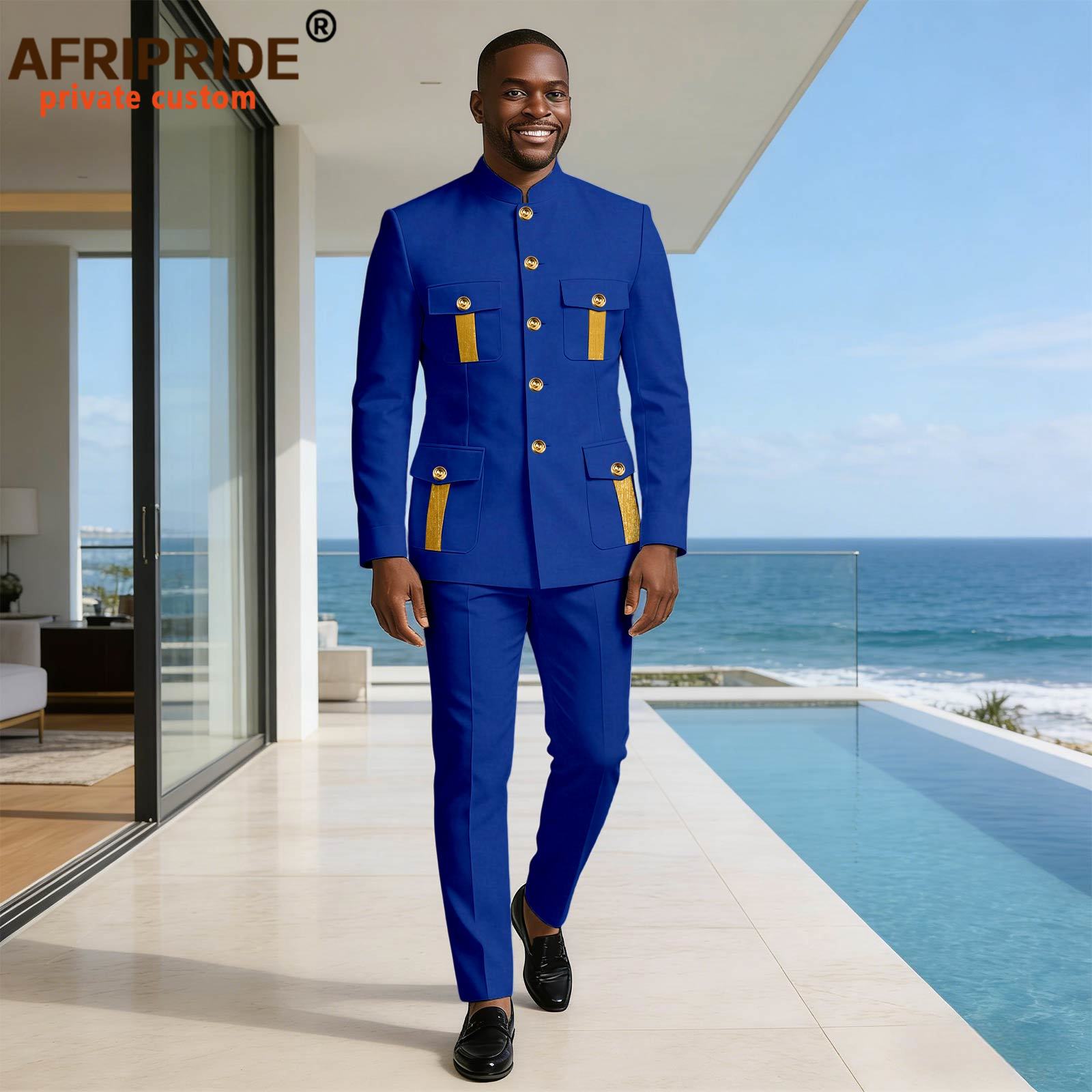 بدلة رسمية للرجال بزر واحد وجي - مراجعة Men Formal Wear Clothes وسعره