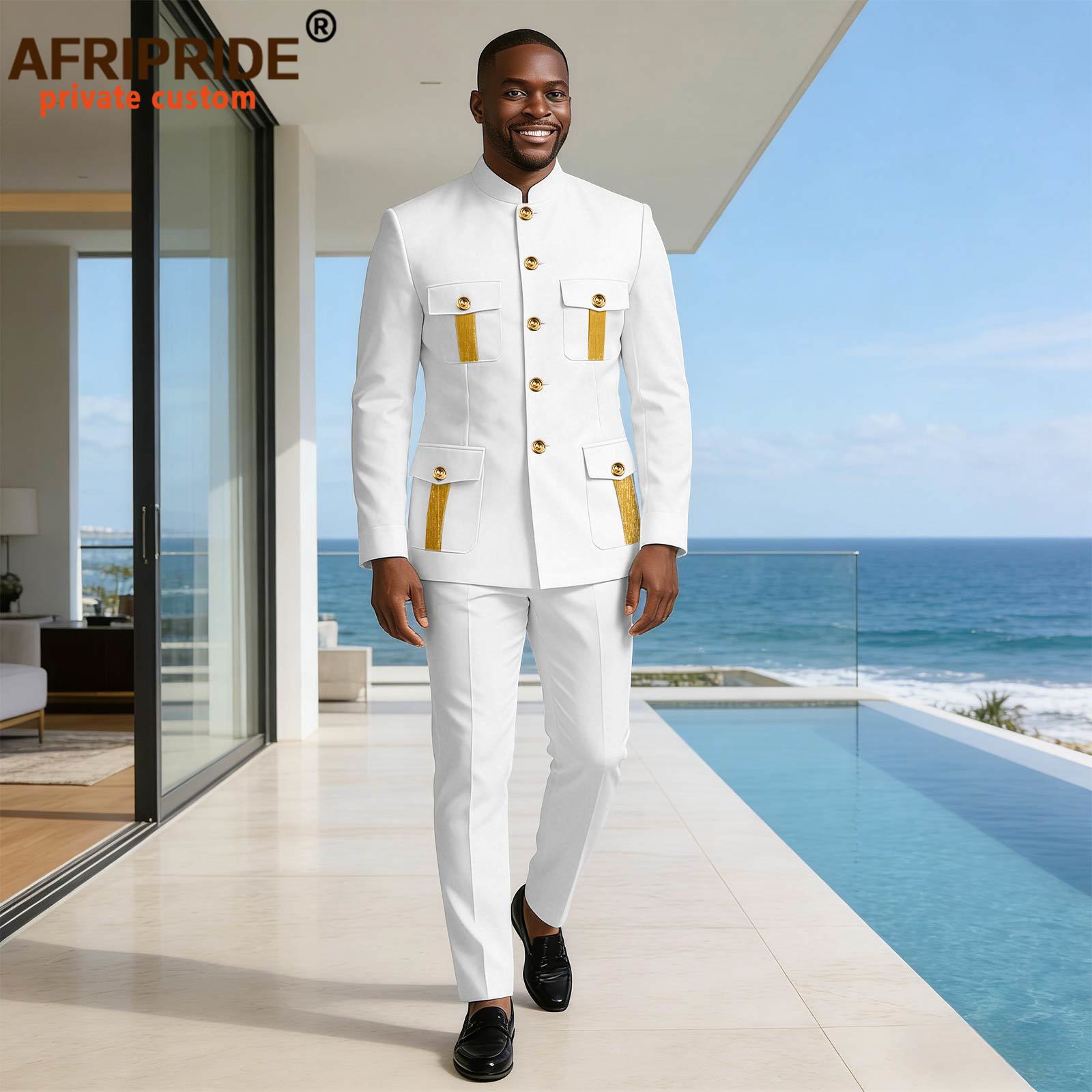 بدلة رسمية للرجال بزر واحد وجي - مراجعة Men Formal Wear Clothes وسعره