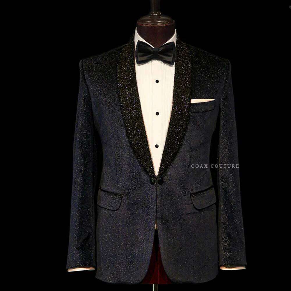 بدلة زفاف أنيقة من قطعتين بقصة - مراجعة Men Formal Wear Clothes وسعره