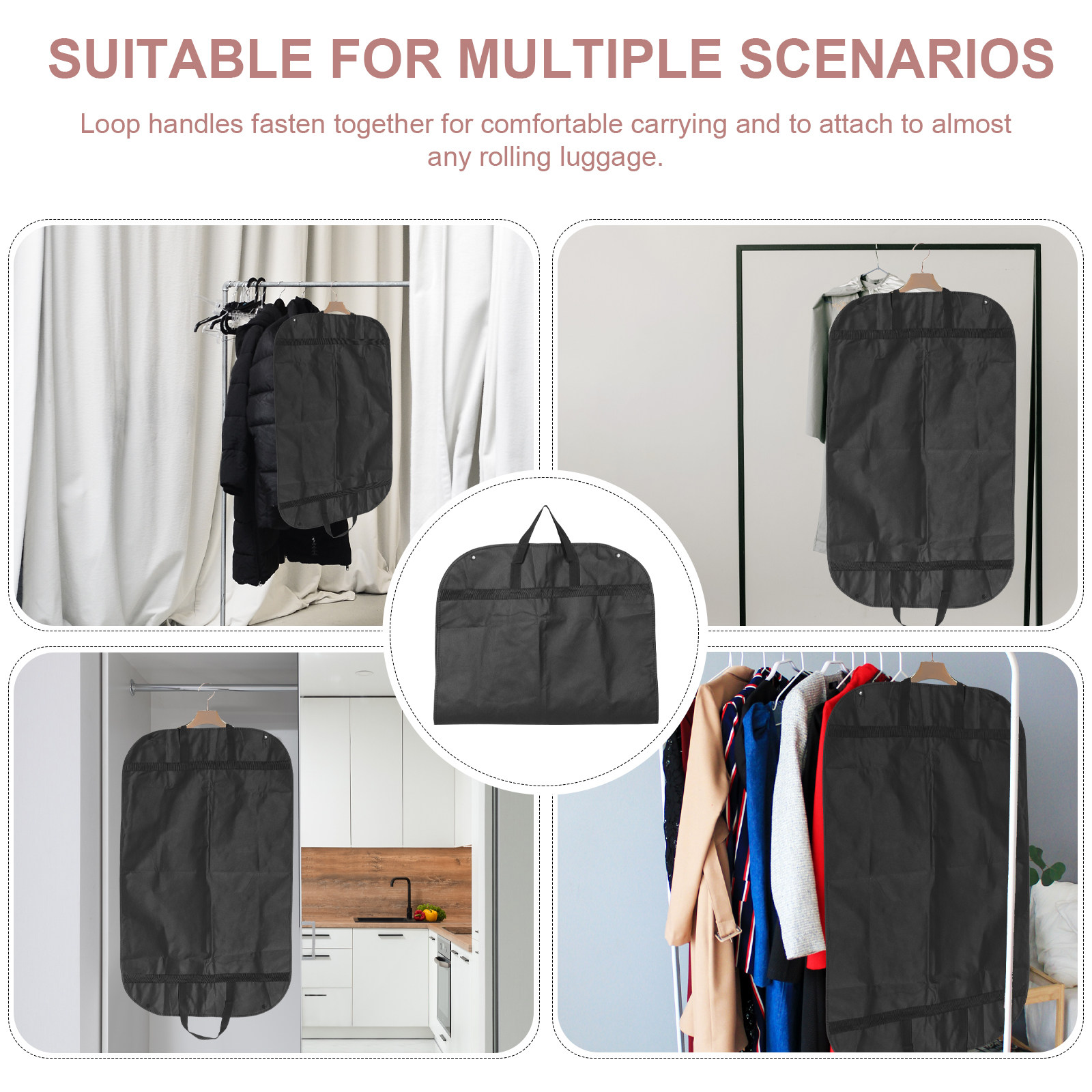 حقيبة ملابس 60x100 سم صديقة لل - مراجعة Men Formal Wear Bag وسعره