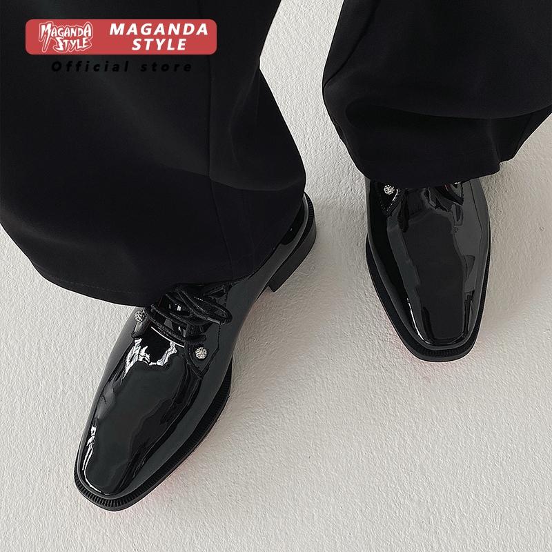 أحذية ديربي جلدية جديدة للرجال - مراجعة Men Formal Wear Red وسعره