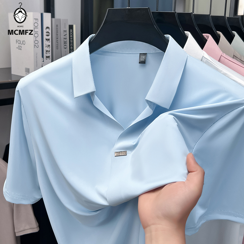 قميص رجالي بسيط بياقة مسطحة وم - مراجعة Men Formal Wear Shirts وسعره