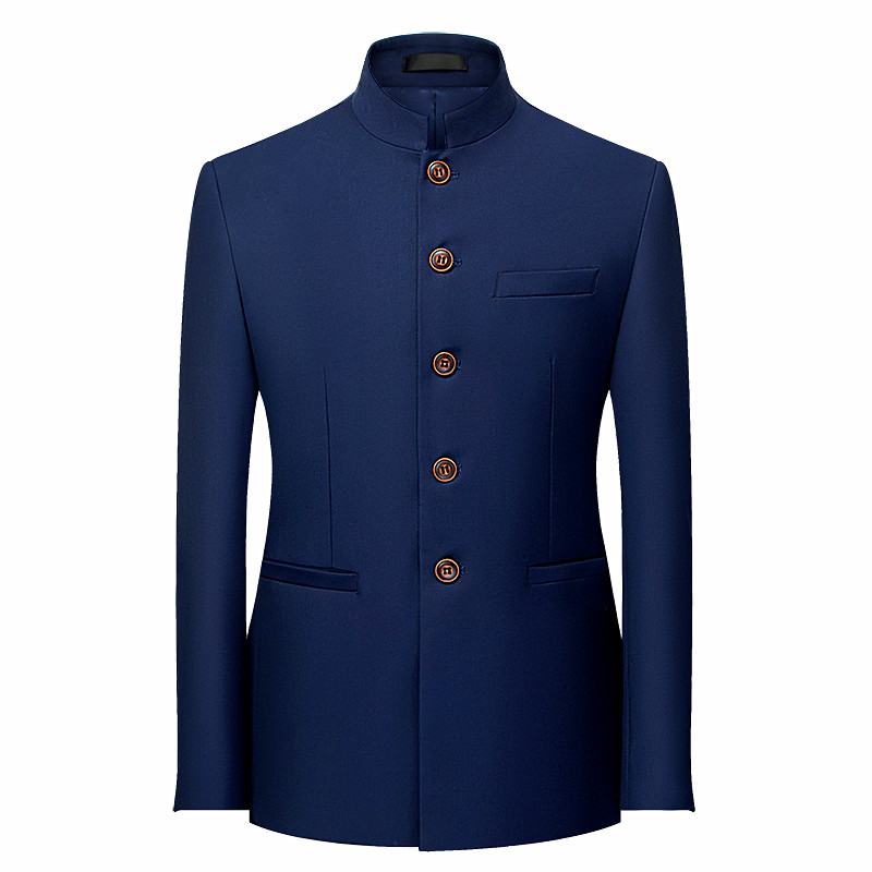 سترة رجالية طويلة الأكمام بالط - مراجعة Men Formal Wear Red وسعره