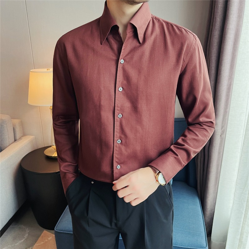 قمصان رجالية 100% ليوسيل قابلة - مراجعة Men Formal Wear Clothes وسعره