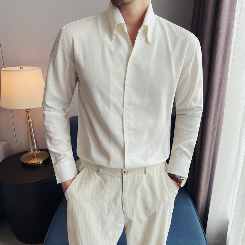 قمصان رجالية 100% ليوسيل قابلة - مراجعة Men Formal Wear Clothes وسعره