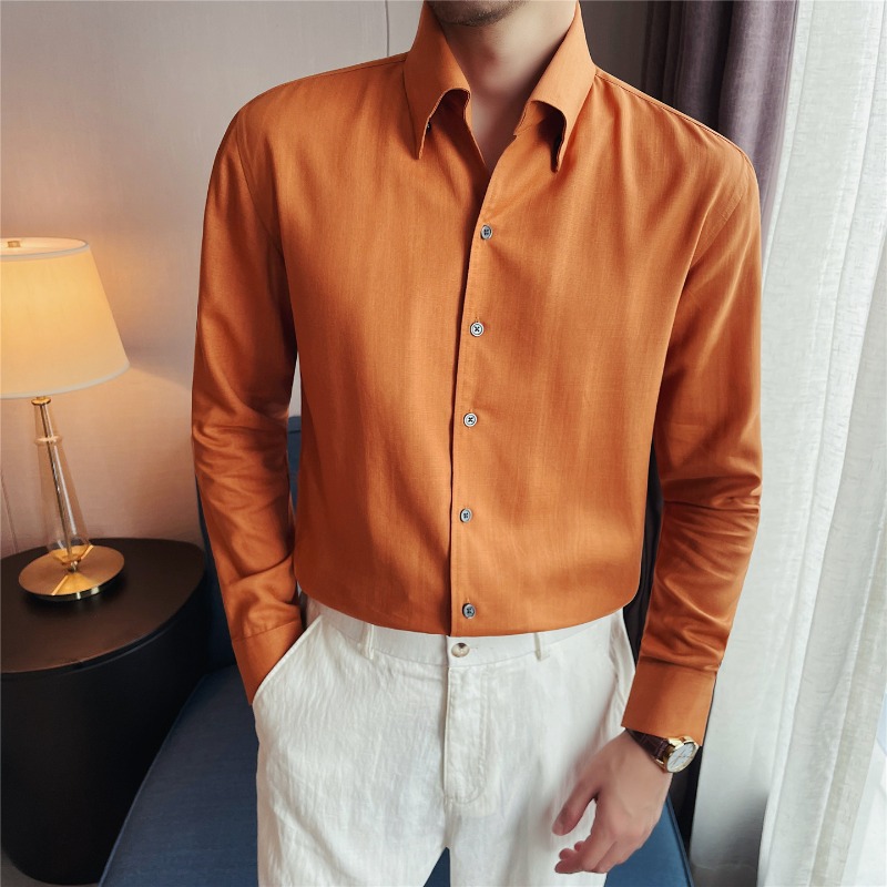 قمصان رجالية 100% ليوسيل قابلة - مراجعة Men Formal Wear Clothes وسعره