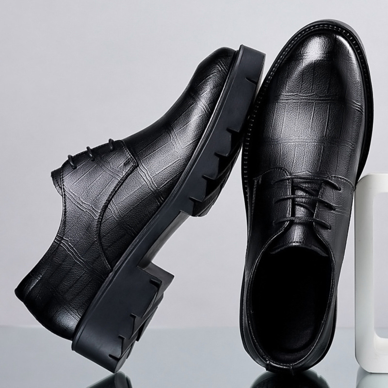 أحذية أكسفورد رجالية سوداء من  - مراجعة Men Formal Wear All Black وسعره
