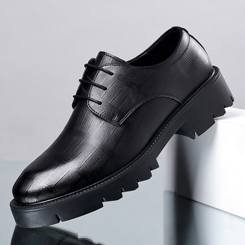 أحذية أكسفورد رجالية سوداء من  - مراجعة Men Formal Wear All Black وسعره