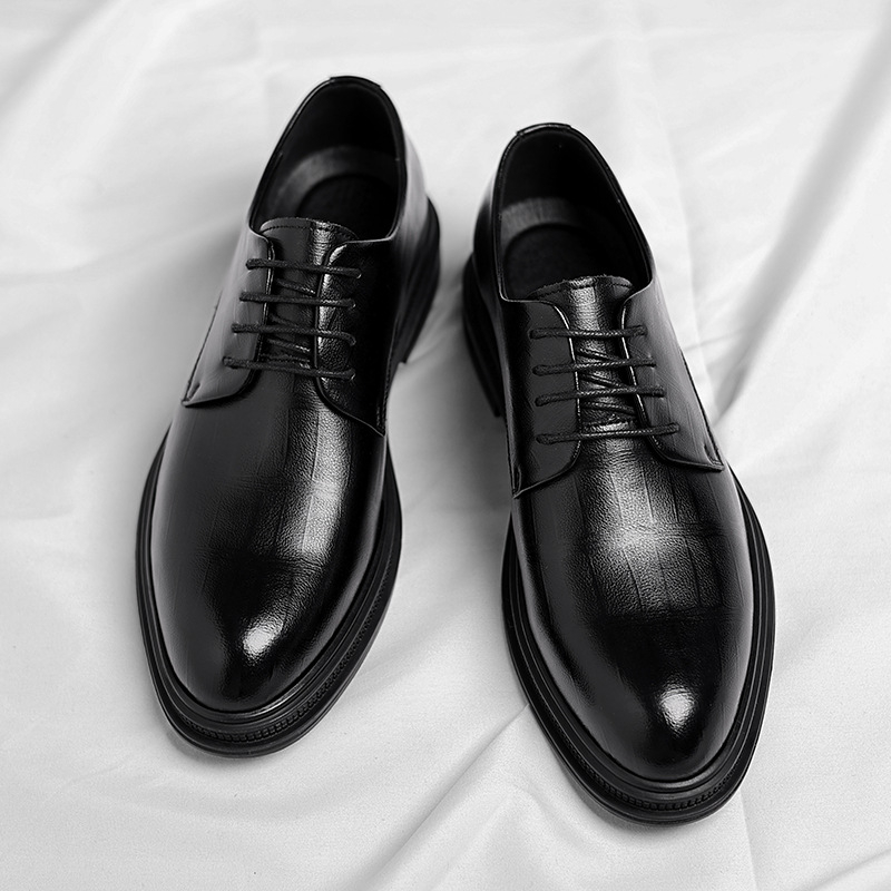 أحذية رجالية رسمية سوداء من ال - مراجعة Men Formal Wear All Black وسعره