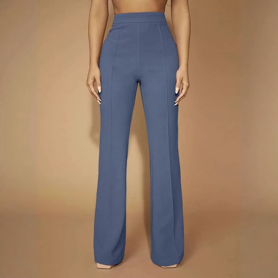 بنطلونات نسائية صيفية بخصر مرت - مراجعة Dress Pant Flat Front وسعره