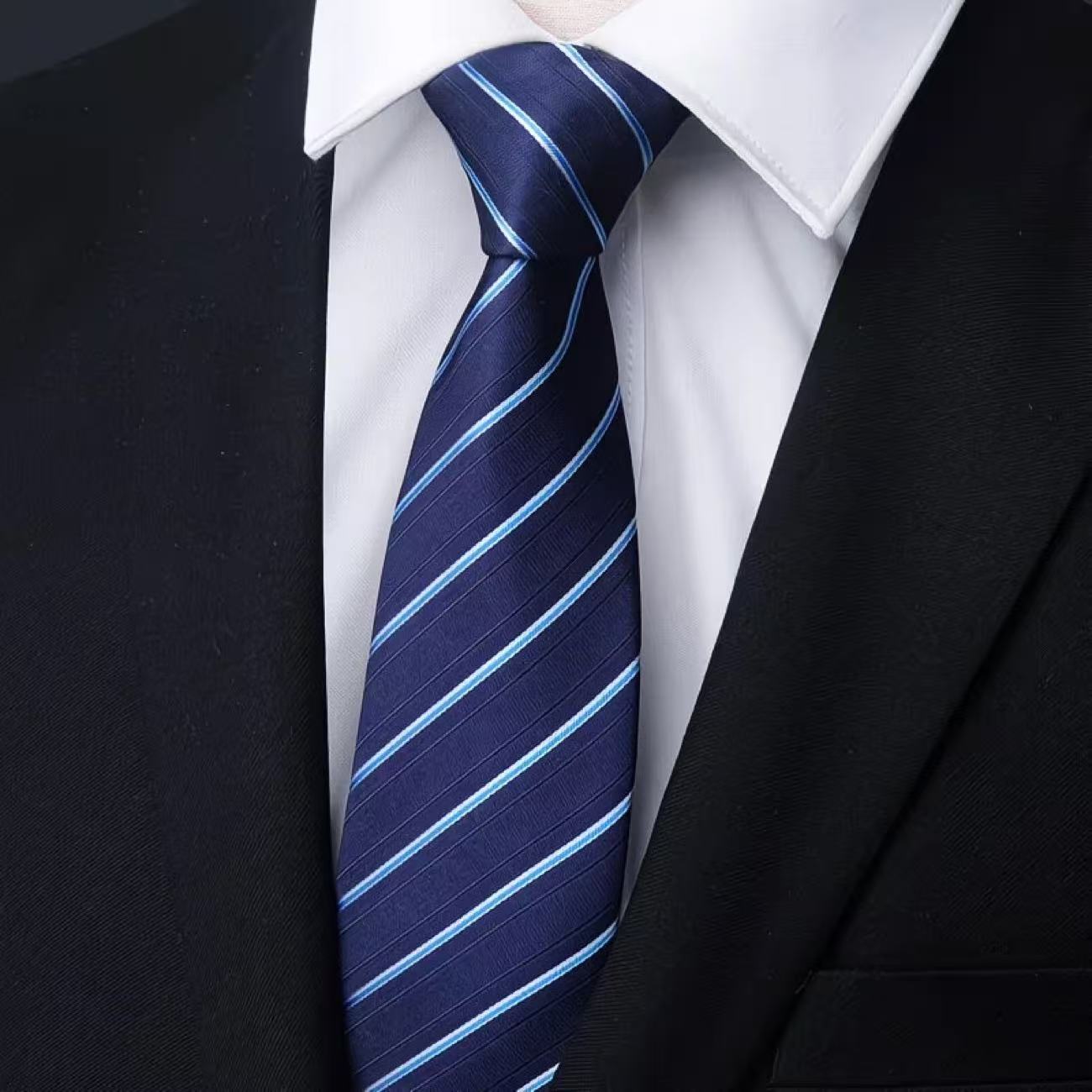 6 قطع ربطات عنق رجالية بعرض 8  - مراجعة Men Formal Wear Red وسعره
