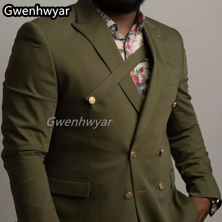 Gwenhwyar Grey Double Breasted - مراجعة Men Formal Wear Clothes وسعره