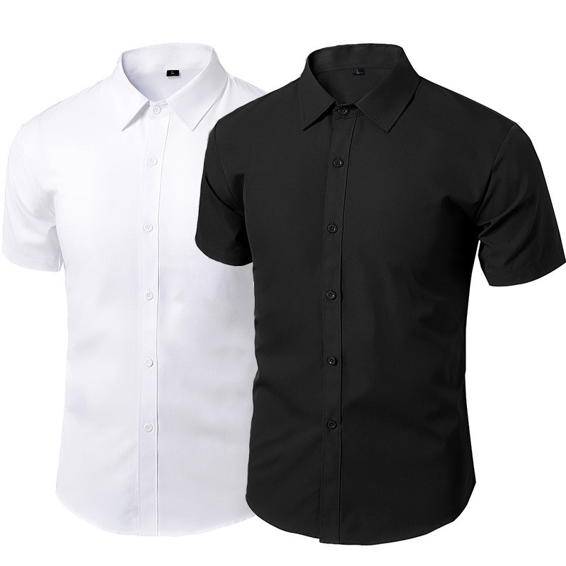 قميص رسمي أسود من القطن للرجال - مراجعة Men Formal Wear All Black وسعره
