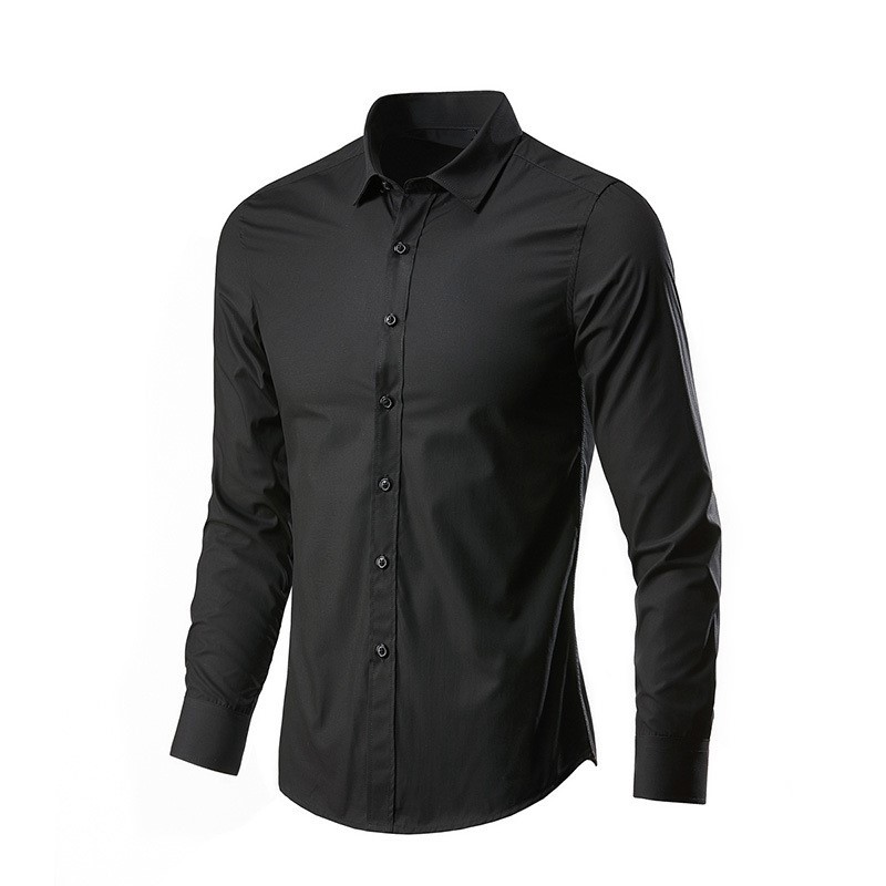 قميص رسمي أسود من القطن للرجال - مراجعة Men Formal Wear All Black وسعره