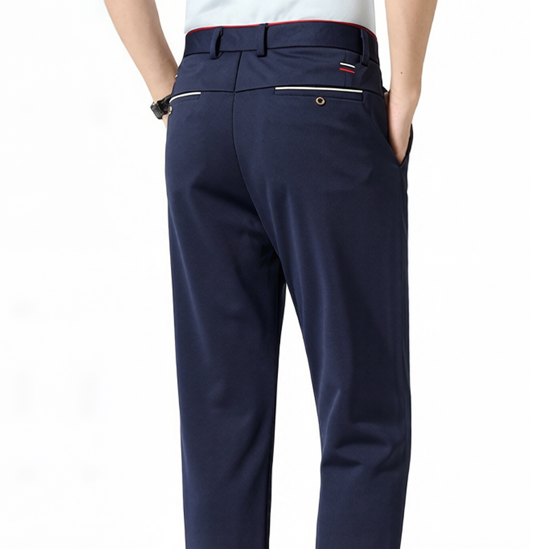 بنطلونات رجالية صيفية كاجوال ل - مراجعة Dress Pant Flat Front وسعره