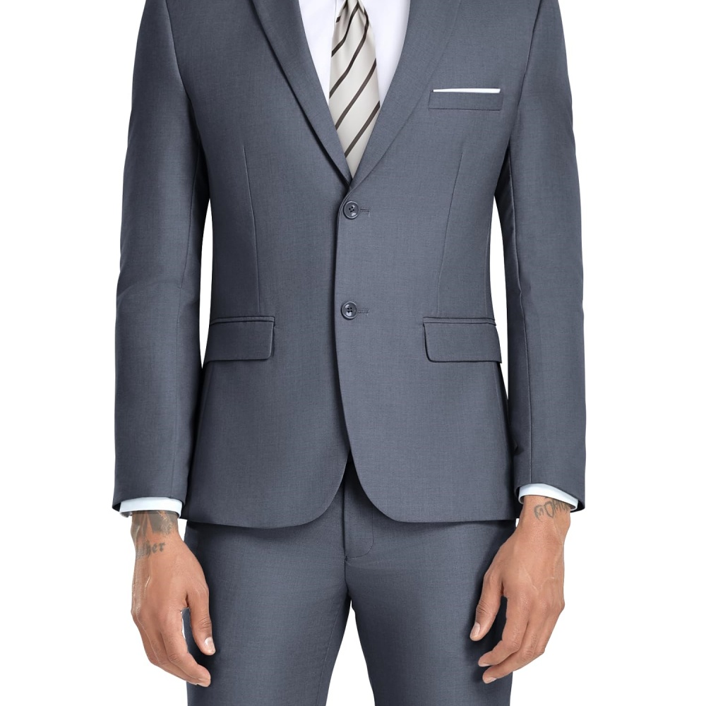 بدلة رجالية ضيقة بقصة مدببة من - مراجعة Formal Wear Men H&M وسعره