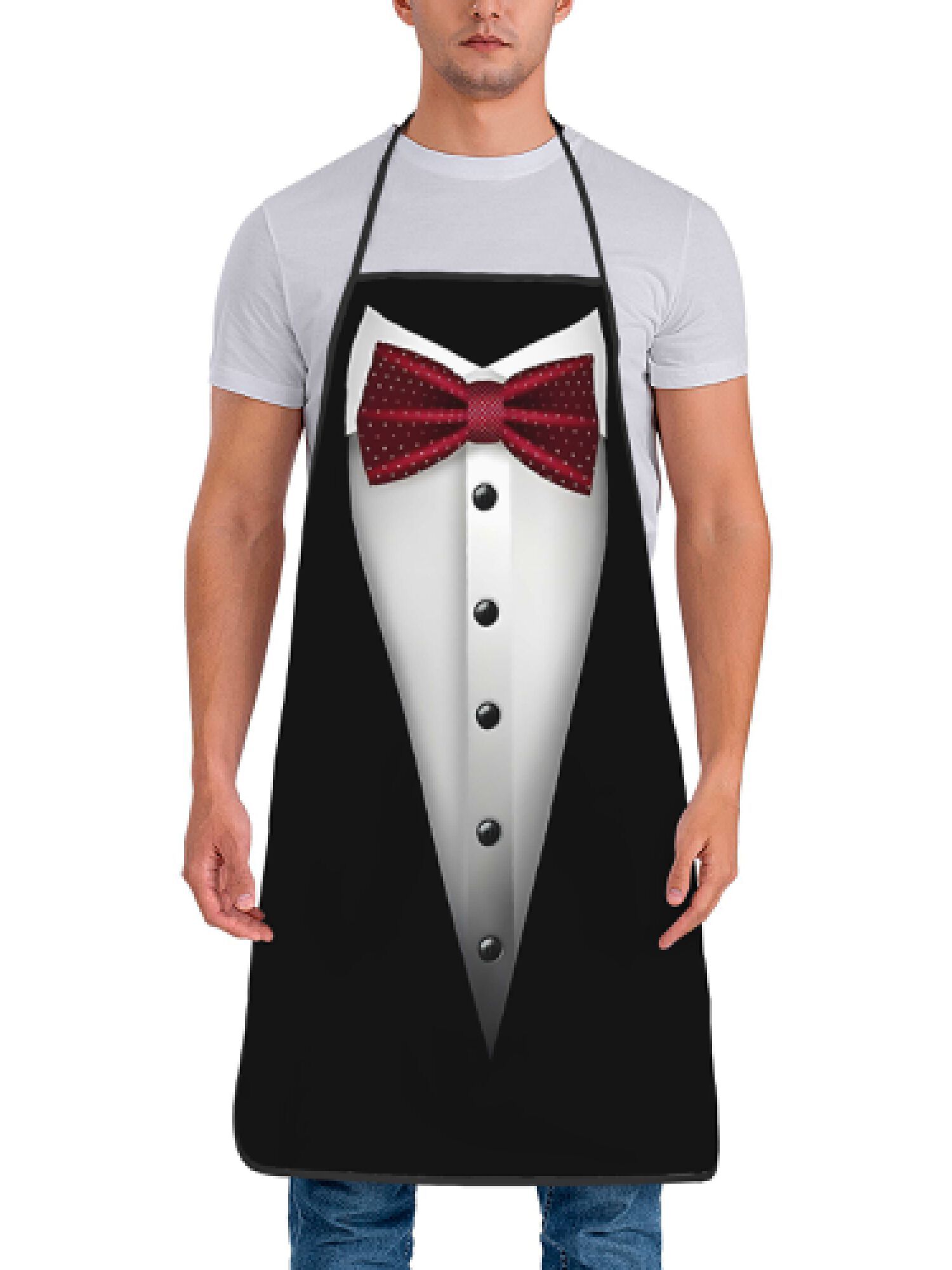 مريلة طهاة رسمية بتصميم أنيق ب - مراجعة Men Formal Wear Red وسعره